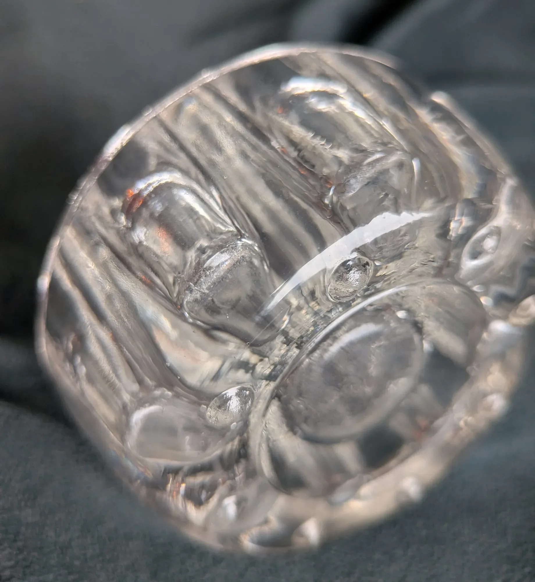Vintage Blomsterfakir i Klart Glas - Bild 3