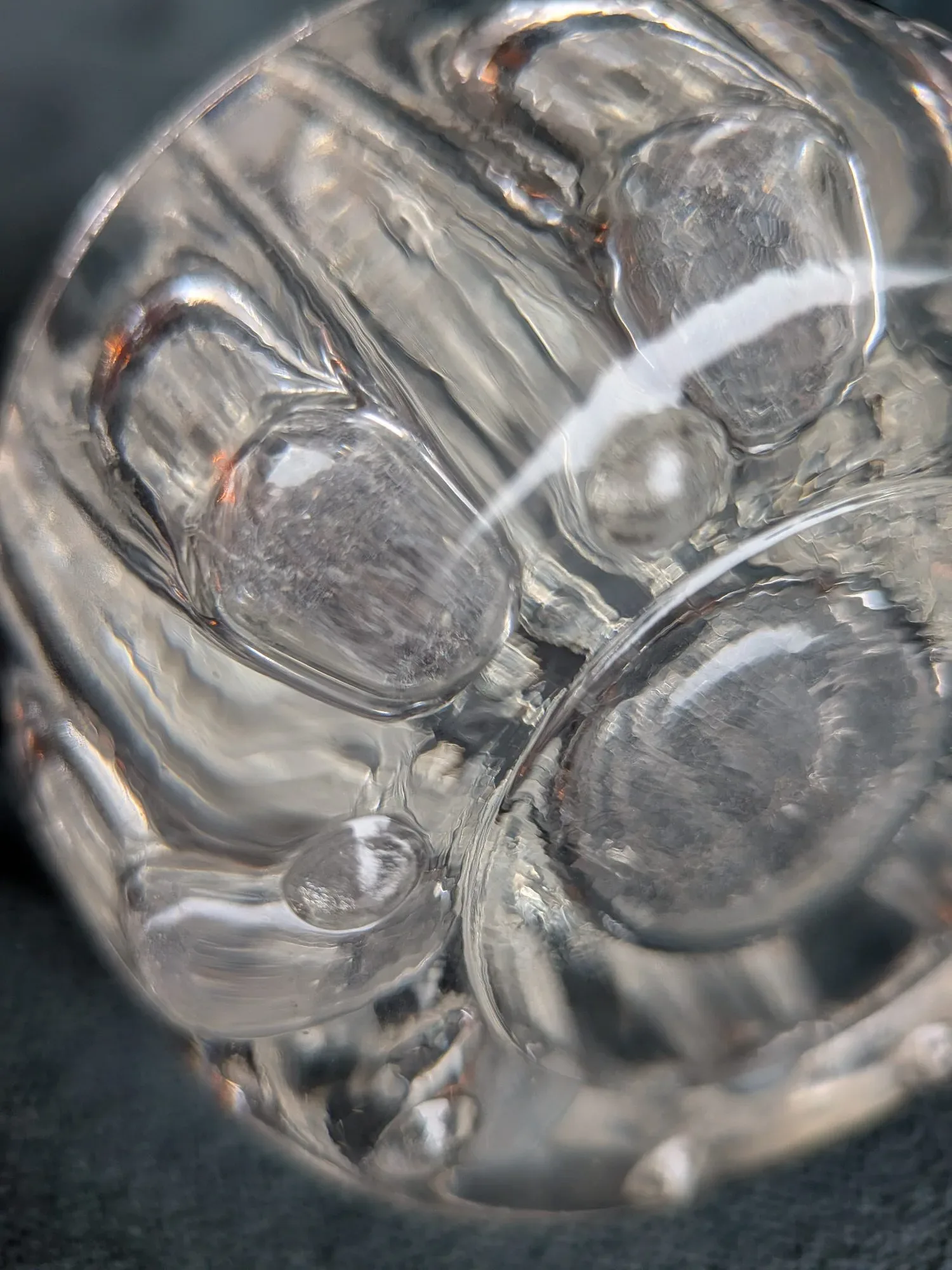 Vintage Blomsterfakir i Klart Glas - Bild 2