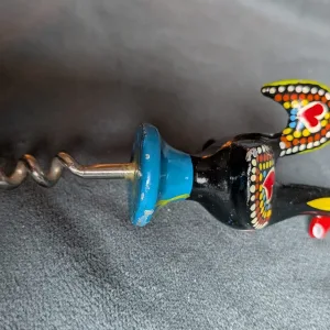 Vintage Corkscrew - Portuguese Rooster (Galo de Barcelos)