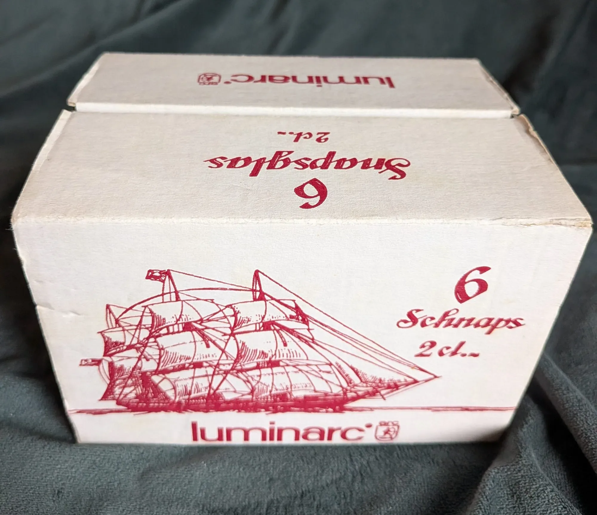 Luminarc Schnapps Glasses 2cl, Set of 6 in Original Box - Image 3