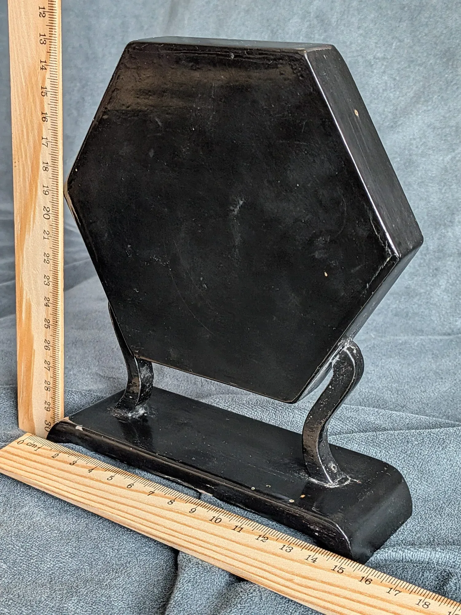 Vintage Skuggbox med Asiatiskt Landskap och Tranfåglar - Bild 2