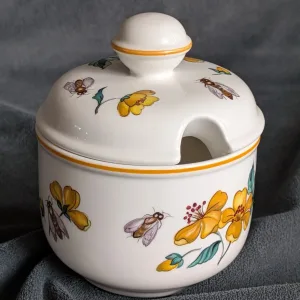 Villeroy & Boch Ceramic Jar with Lid – Flowers & Bees