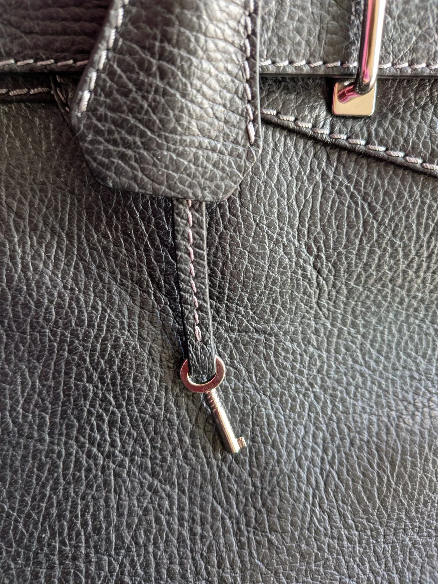 Elegant Jasper Conran Black Leather Handbag - Image 9