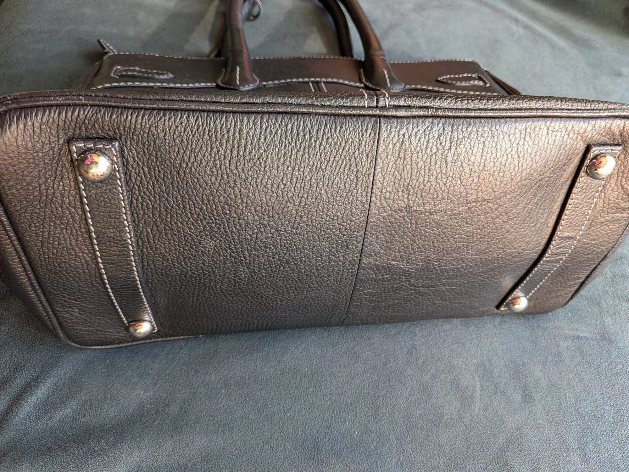Elegant Jasper Conran Black Leather Handbag - Image 2
