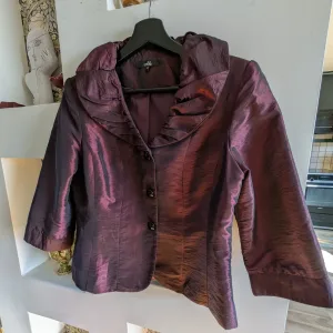 Isolde Polyester Taftliknande Kavaj, Storlek 40