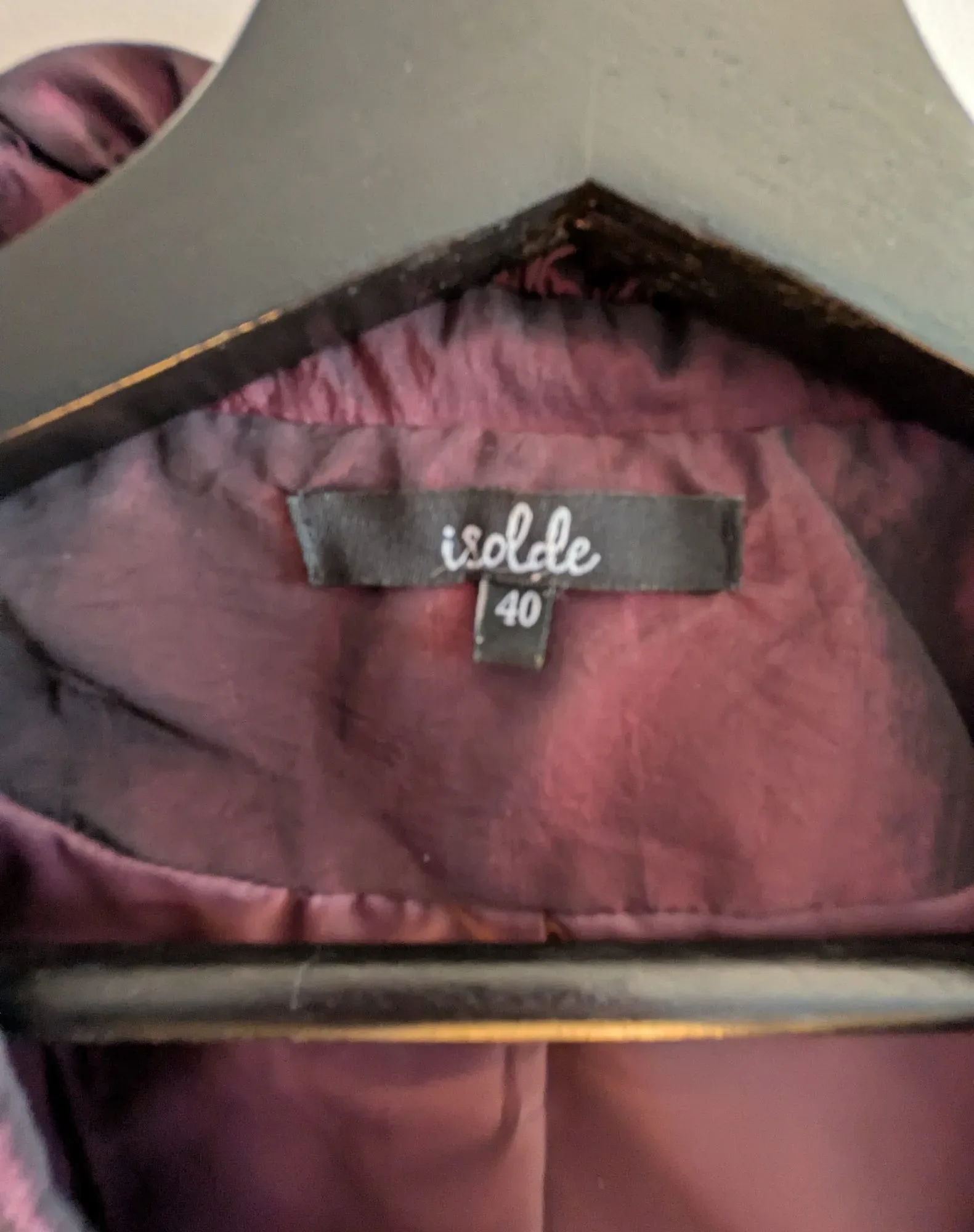 Isolde Polyester Taftliknande Kavaj, Storlek 40 - Bild 11