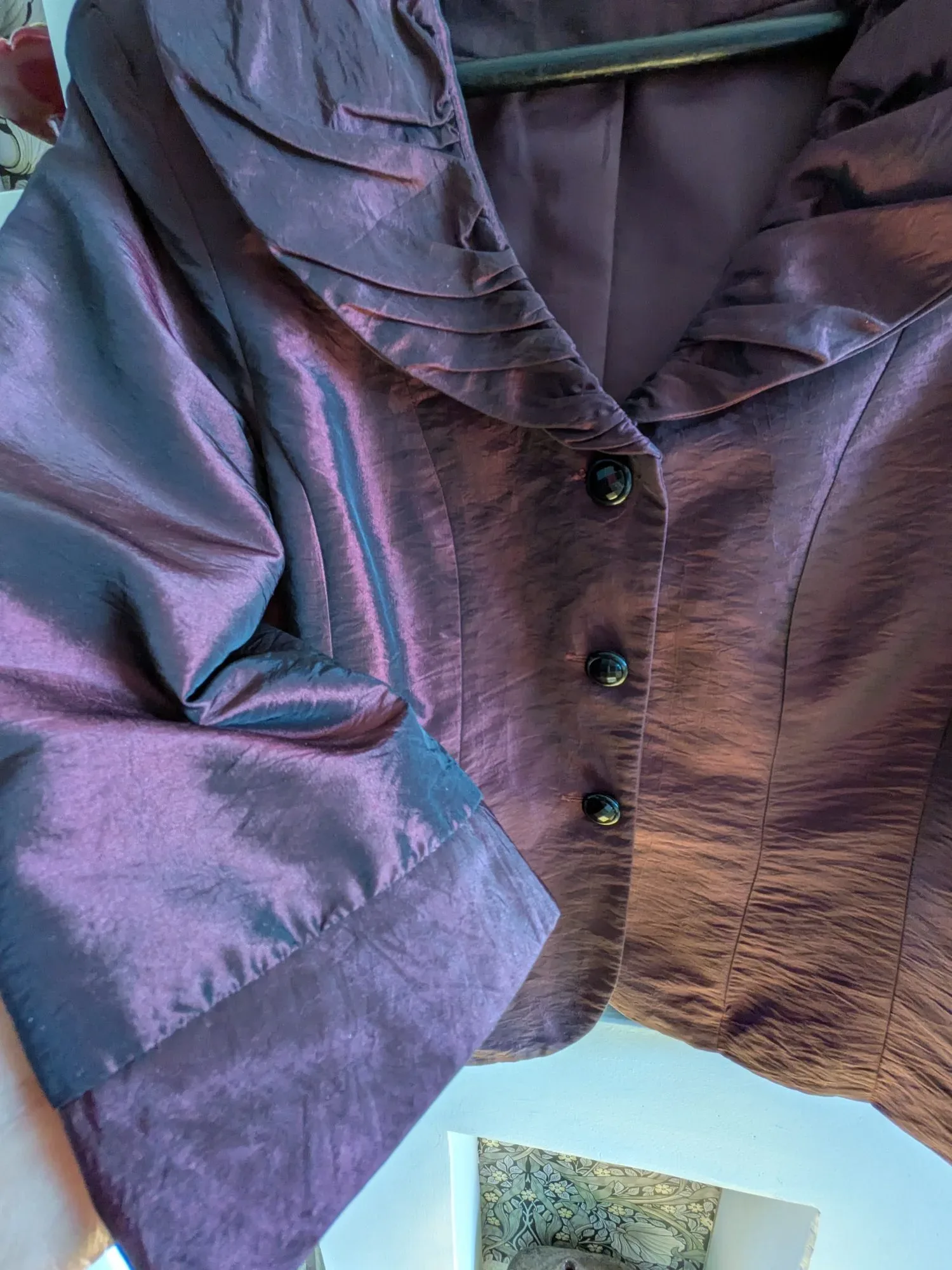 Isolde Polyester Taftliknande Kavaj, Storlek 40 - Bild 9