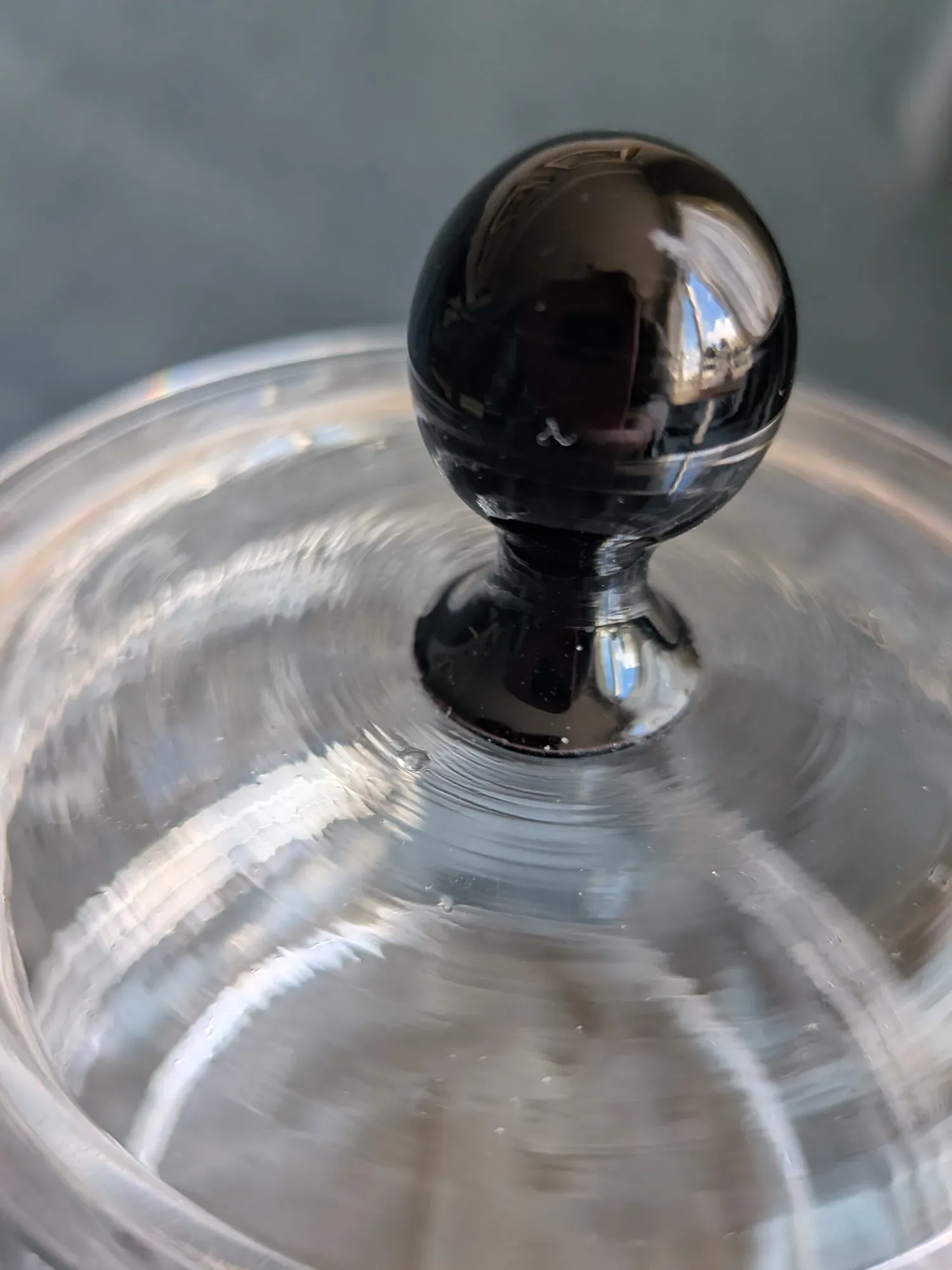 Vintage Glasburk med Knopplock - Bild 8