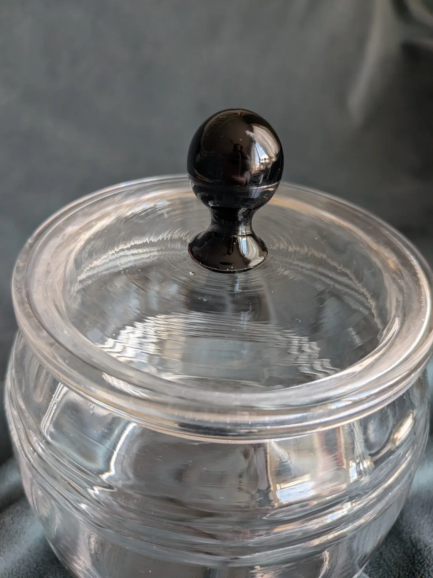 Vintage Glasburk med Knopplock - Bild 7