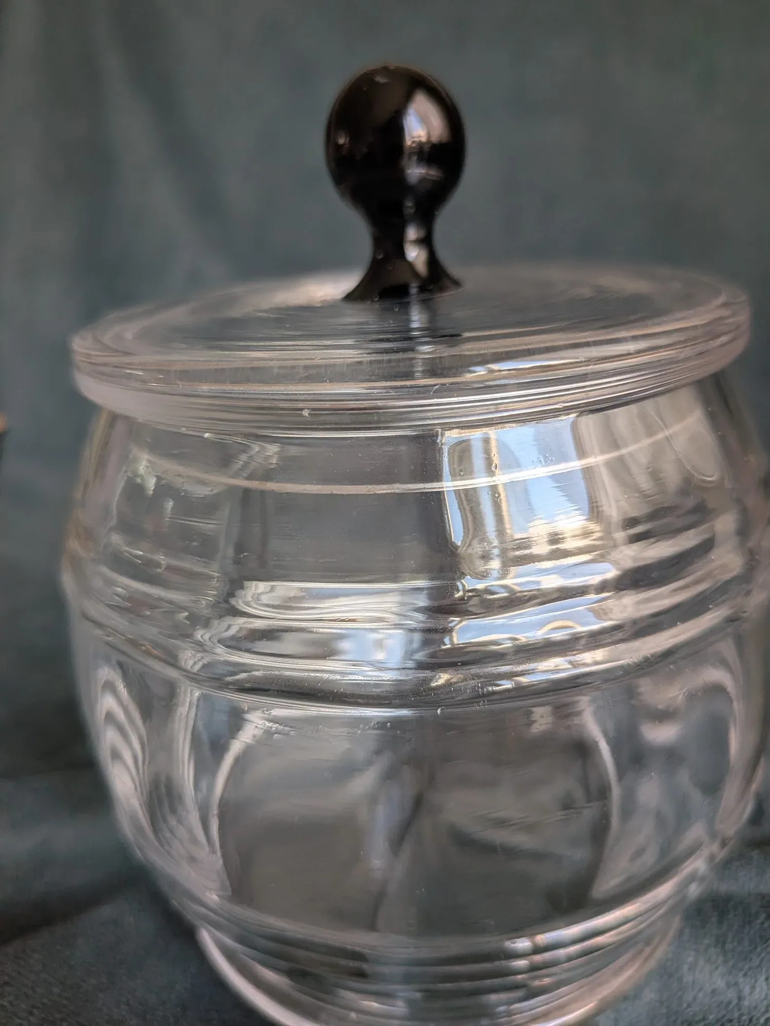 Vintage Glasburk med Knopplock - Bild 6