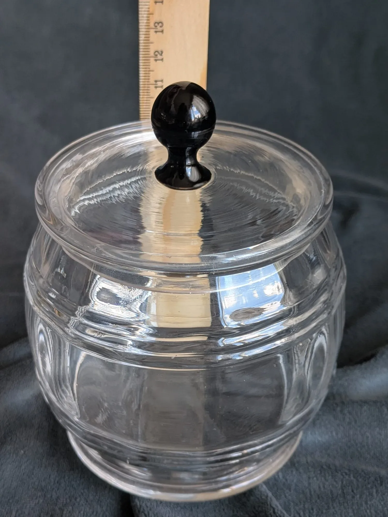 Vintage Glasburk med Knopplock - Bild 3