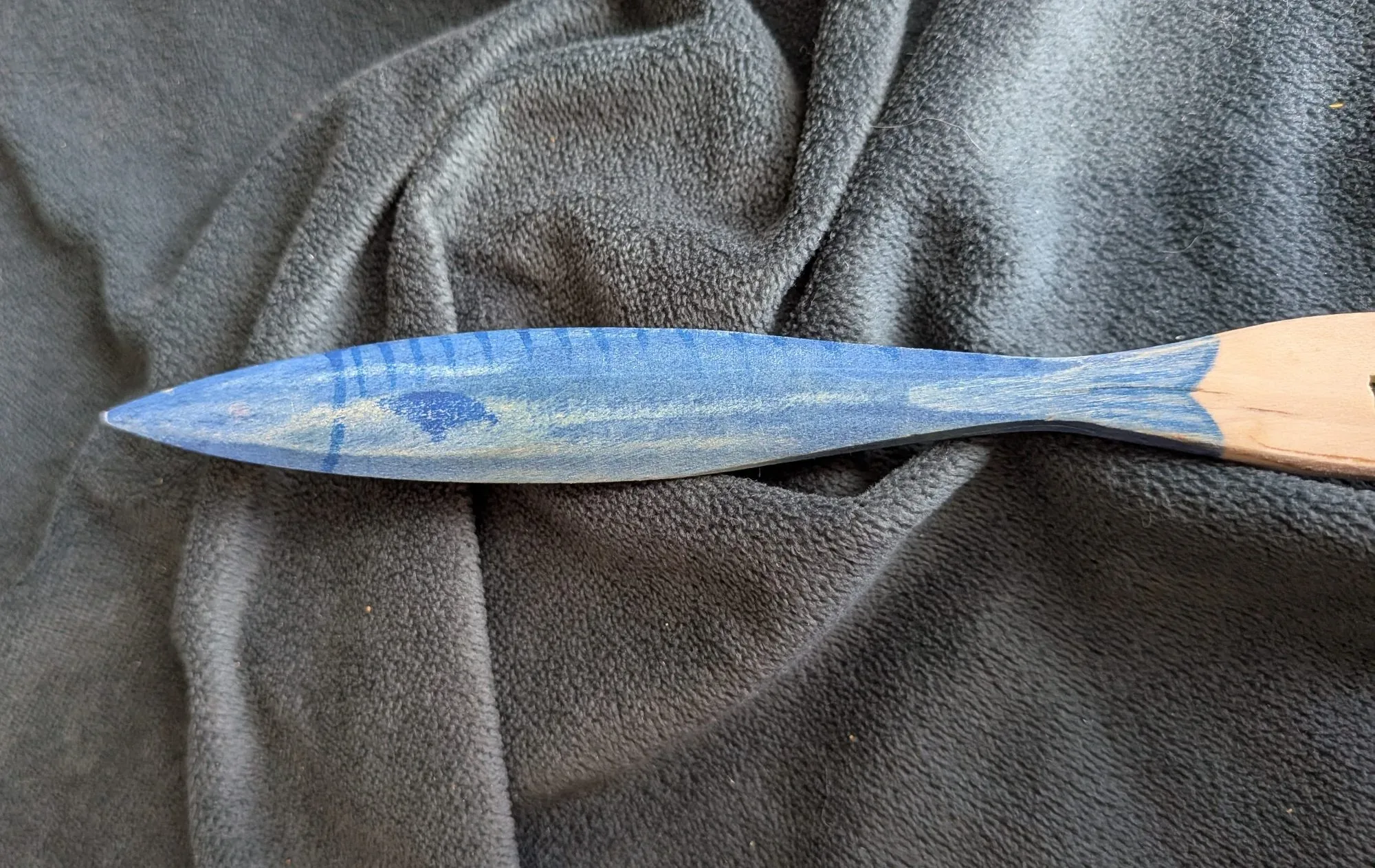 Gullsmidja Åholmens Butter Knife & Hand-Painted Fish Fork Set - Image 5