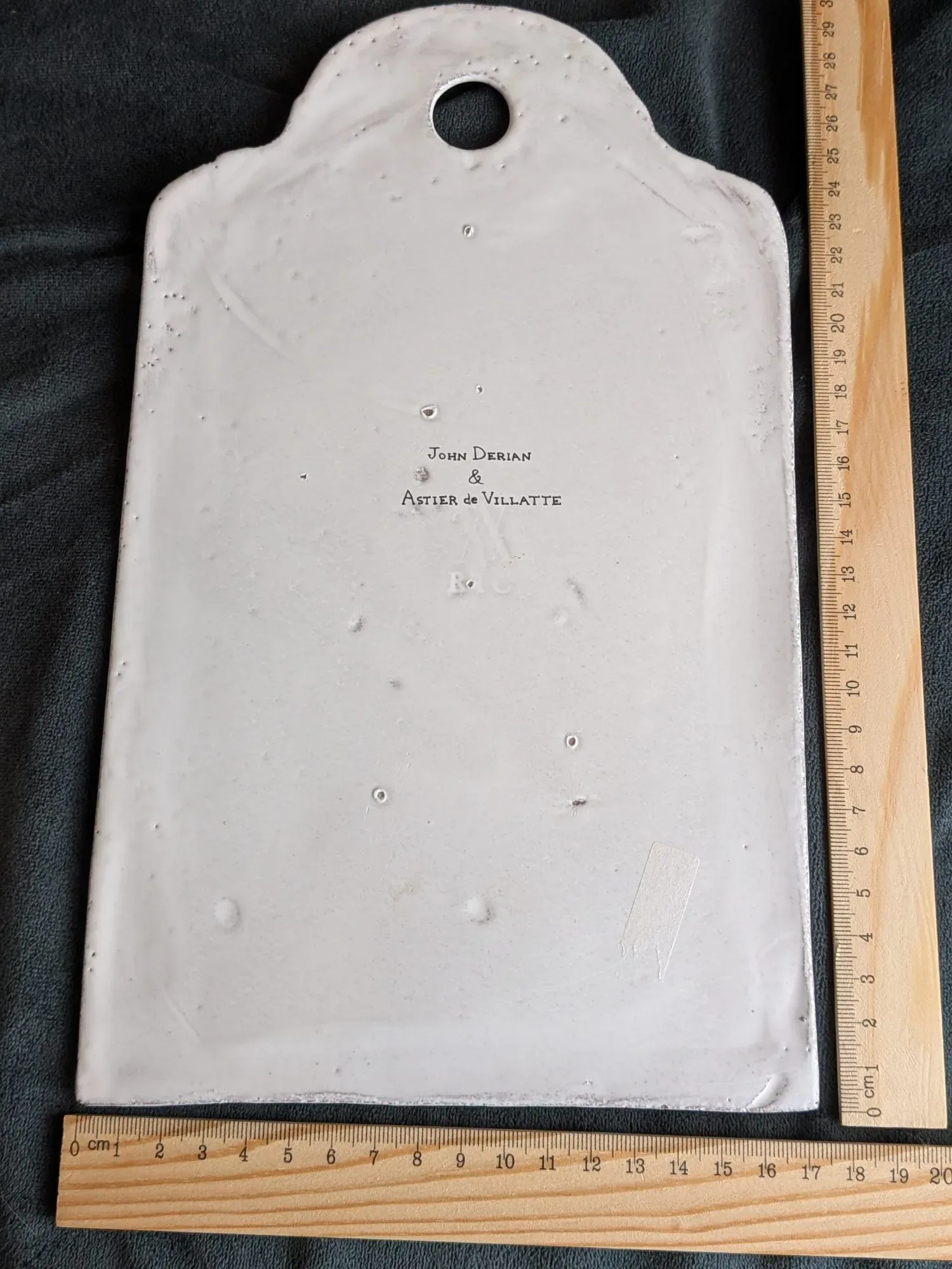 John Derian & Astier de Villatte Keramikplatta med Fluga 1 av 3 - Bild 3