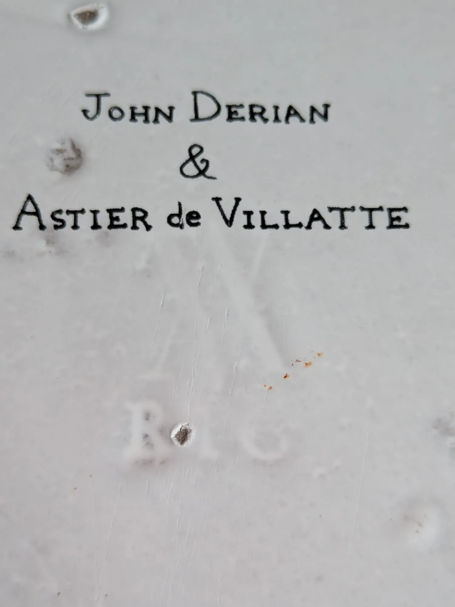 John Derian & Astier de Villatte Keramikplatta med Fluga 1 av 3 - Bild 2