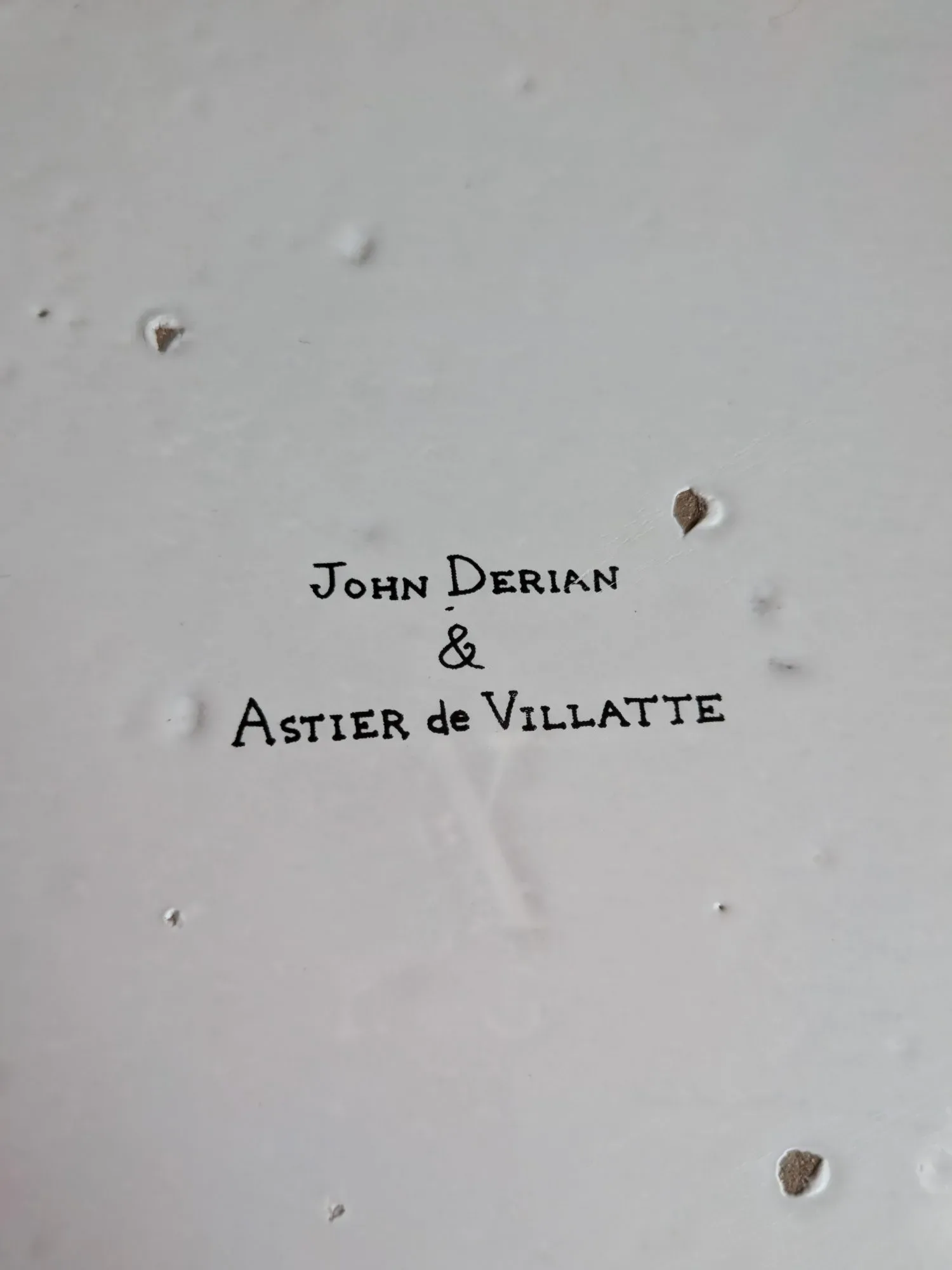 John Derian & Astier de Villatte Keramikplatta med Fluga 3 av 3 - Bild 2