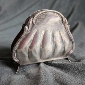 Vintage Silver-Plated Napkin Holder, J.L.H. Primans