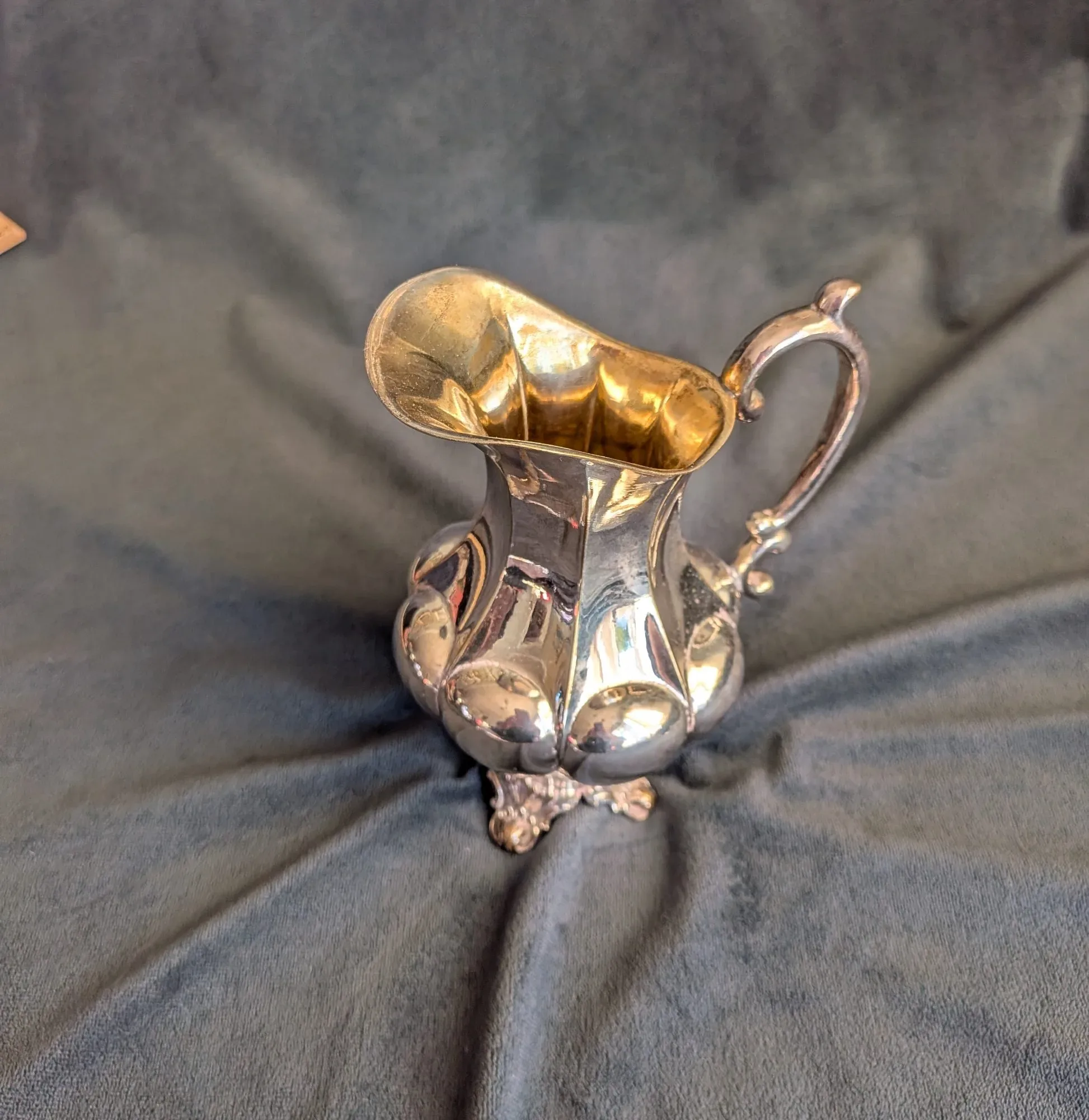 Silver-plated Cream Jug, CGH NS, Baroque Style - Image 11