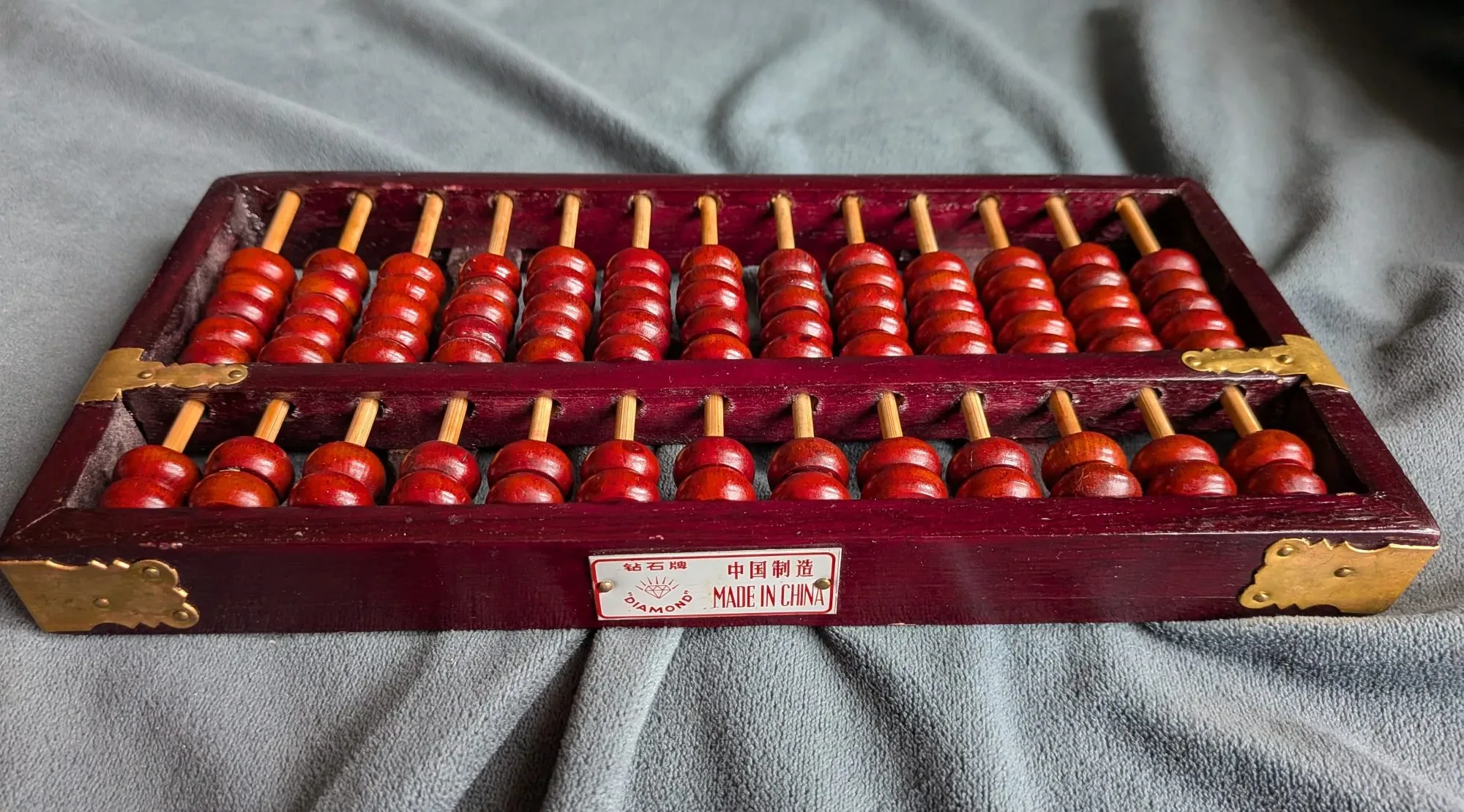 Diamond Träkulram Vintage Abacus Kinesisk - Bild 8