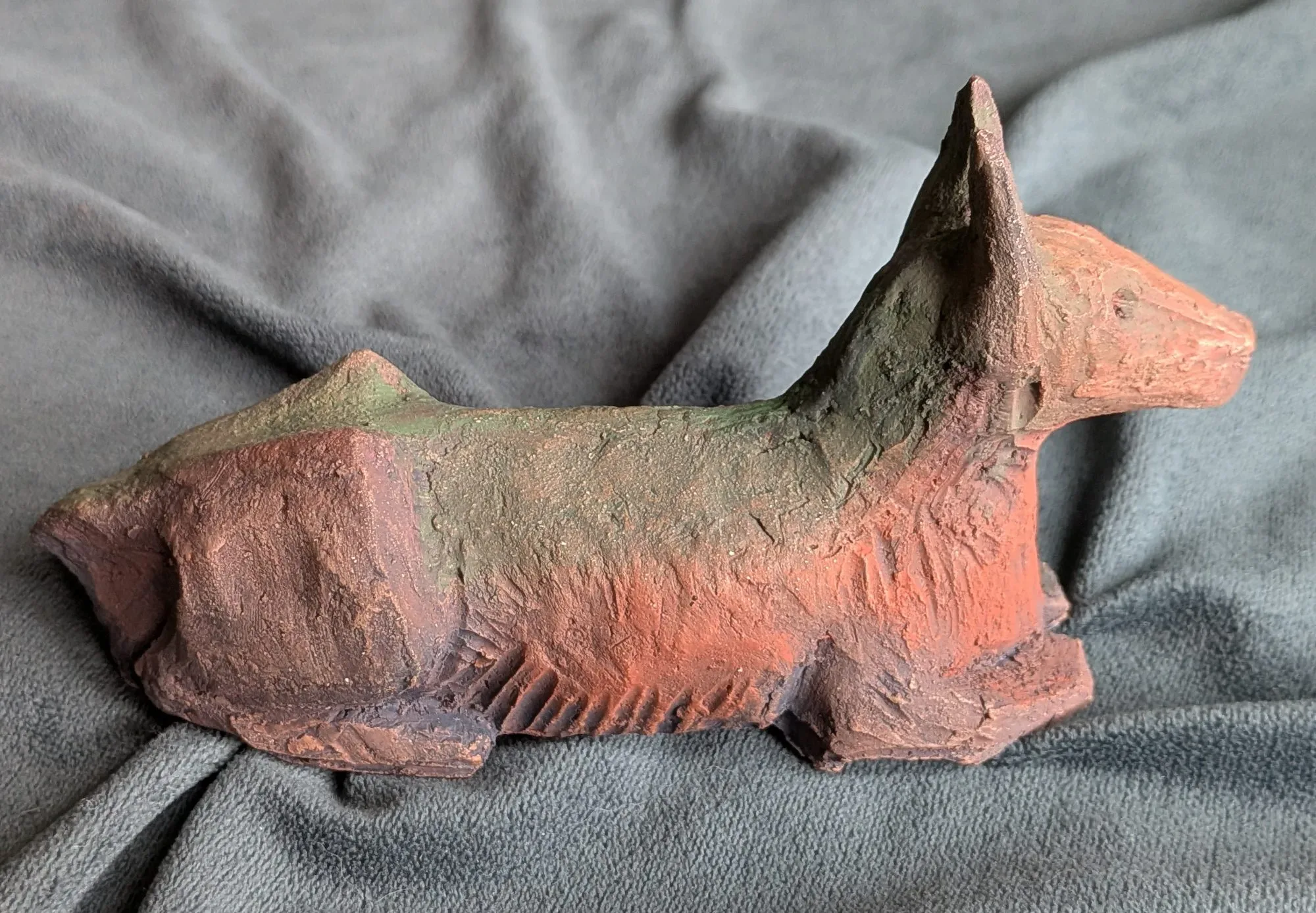 Handgjord Terracotta Djurfigur Planter, Rustik - Bild 7