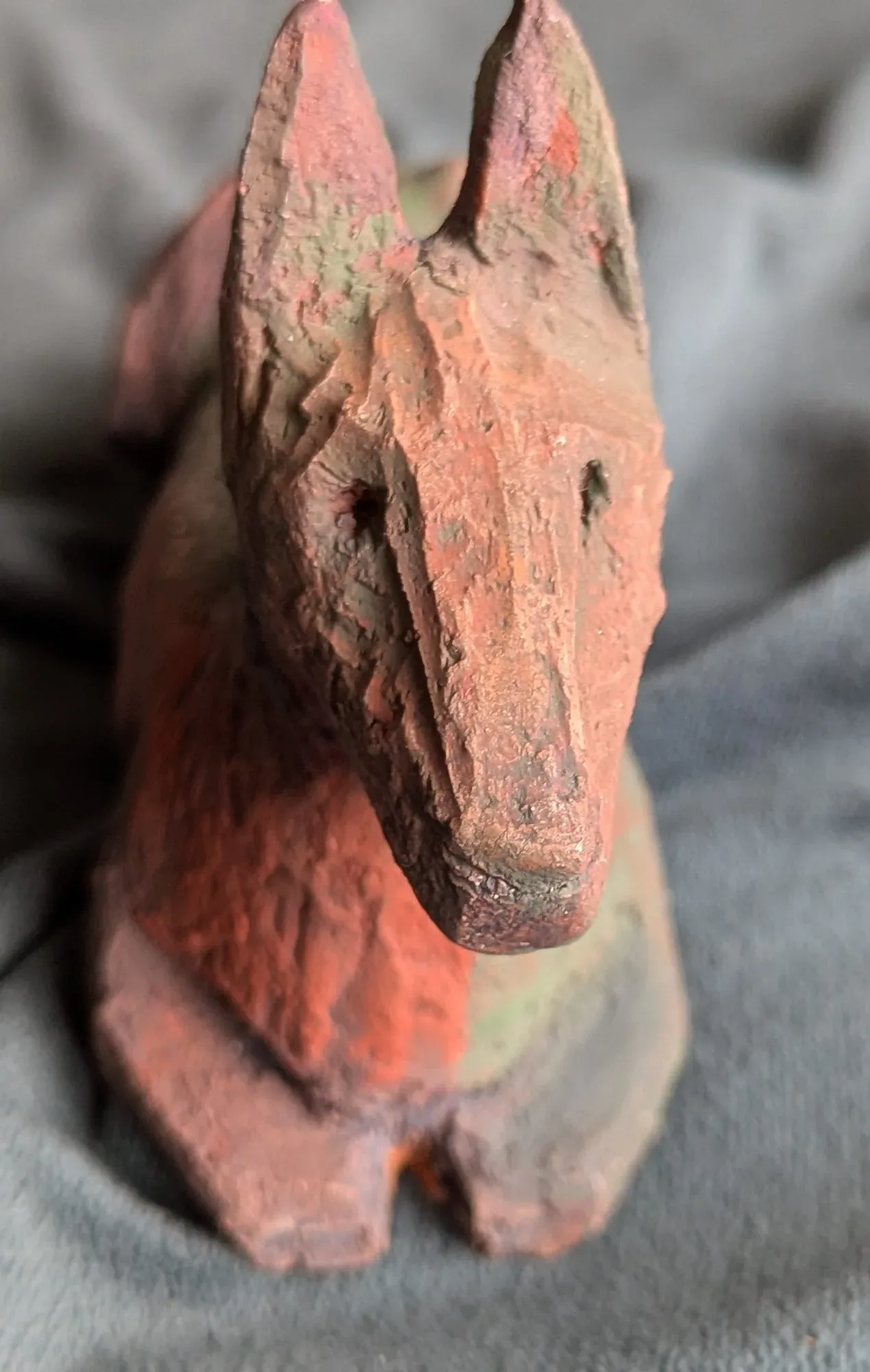 Handgjord Terracotta Djurfigur Planter, Rustik - Bild 6