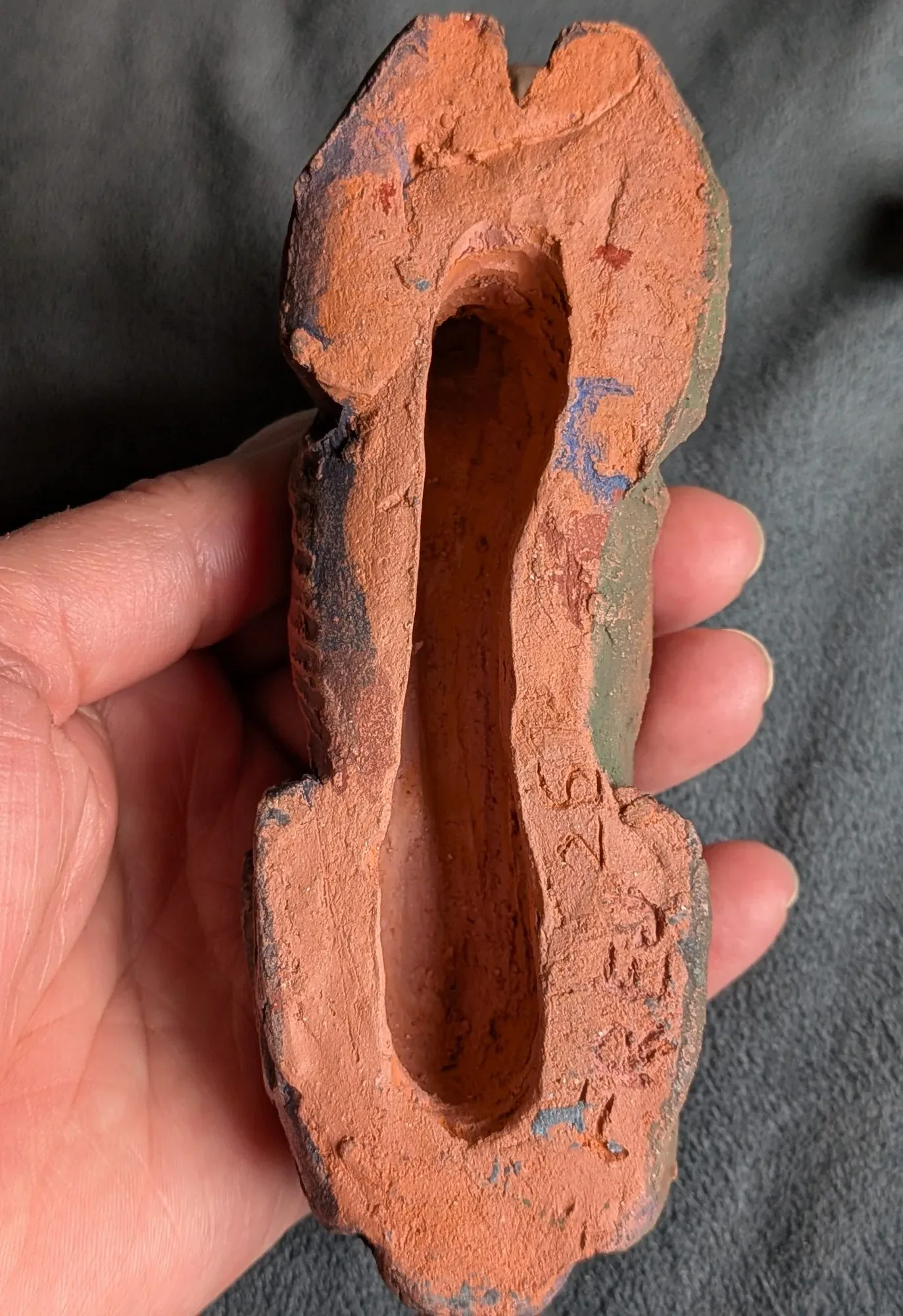 Handgjord Terracotta Djurfigur Planter, Rustik - Bild 3