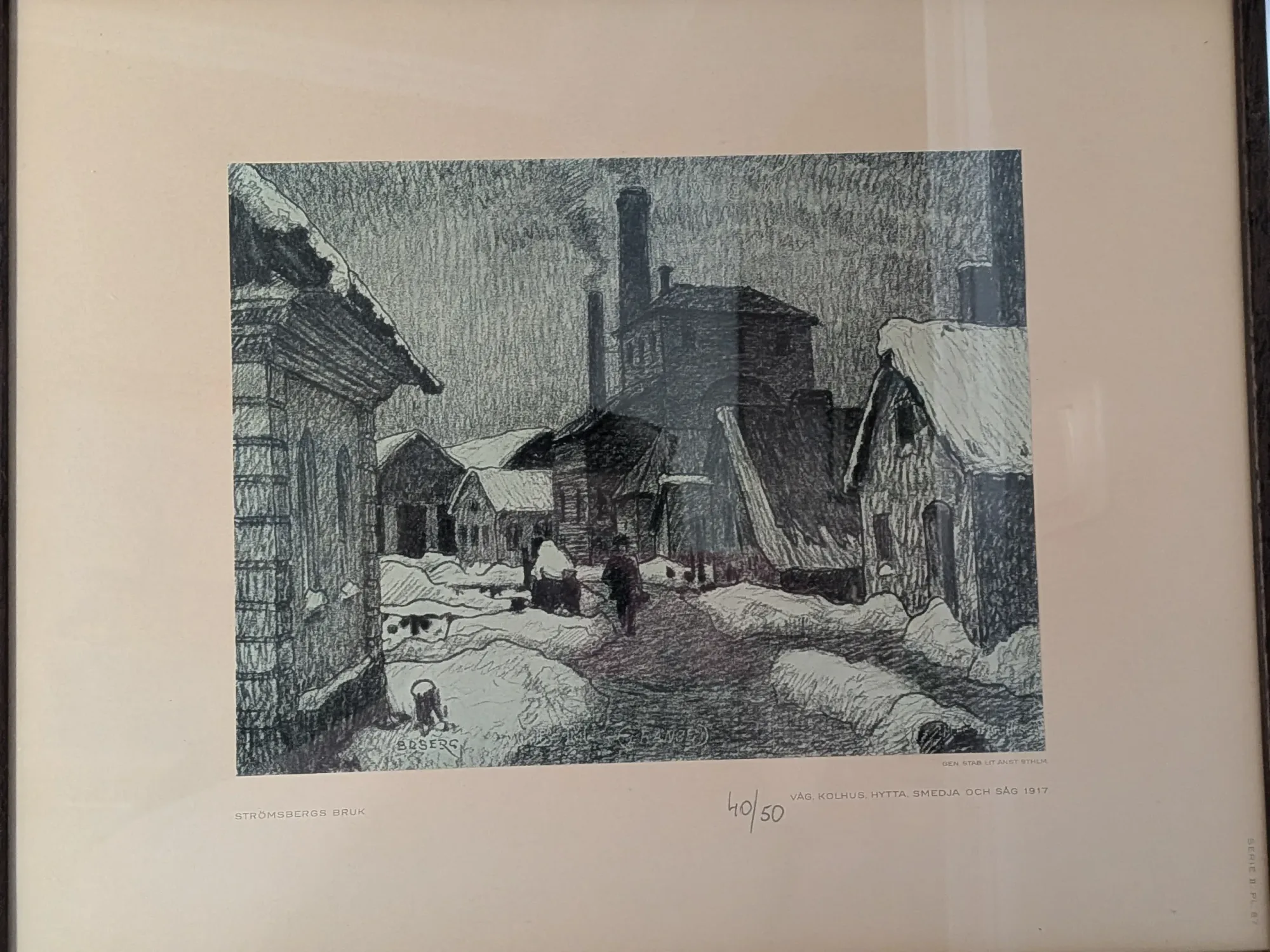 Ferdinand Boberg - Strömsbergs Bruk 1917 - Swedish Pictures - Luxury Ed. 40/50