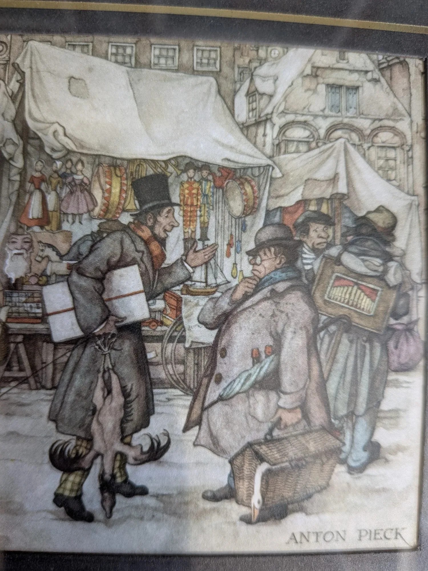 Anton Pieck: Framed Illustrative Art Prints - Image 6