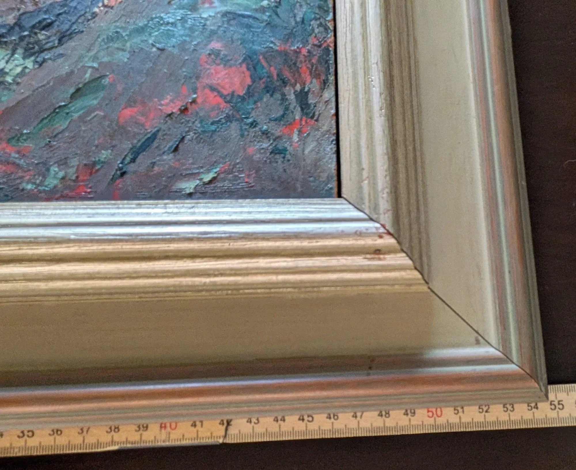 Oljemålning på duk, Impasto Porträtt, 1978 - Bild 4