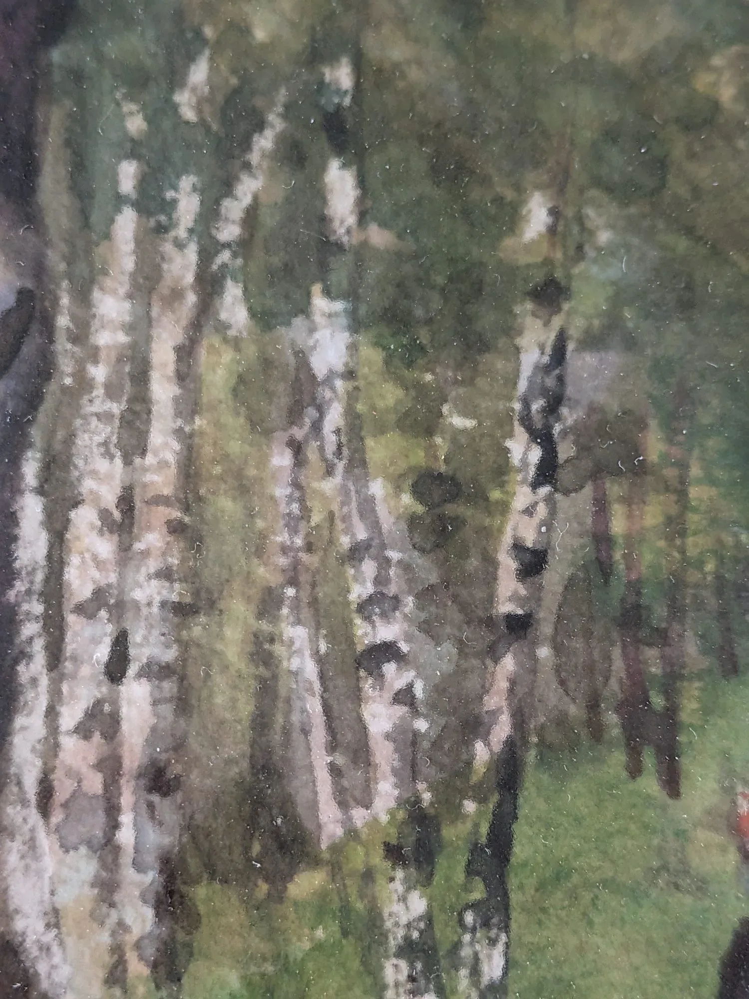 Conny Burman Watercolor: Landscape Park Motif, Period-Typical - Image 5