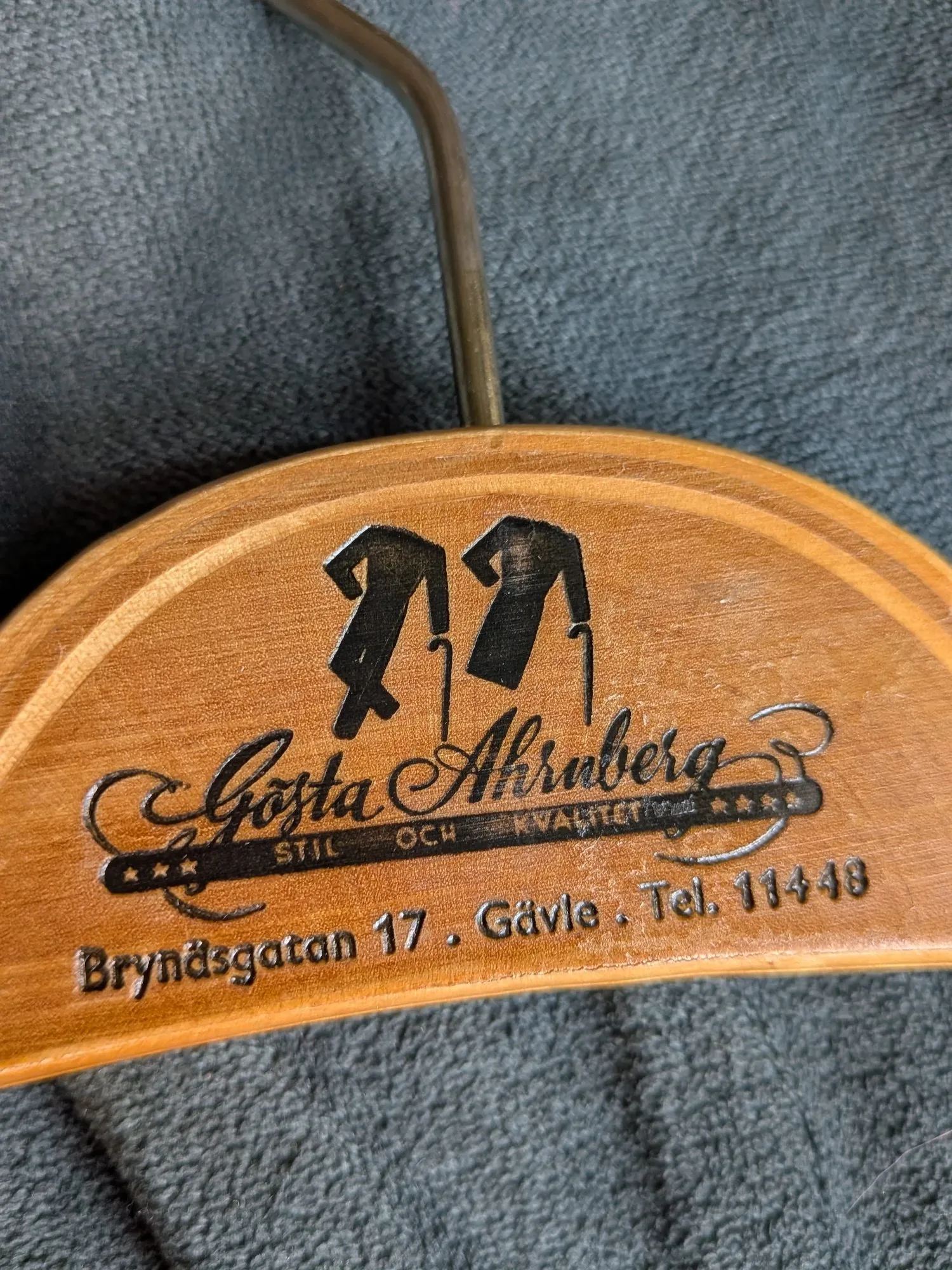Böjträ klädhängare, Gosta Ahrnberg & Esspe, Vintage - Bild 4
