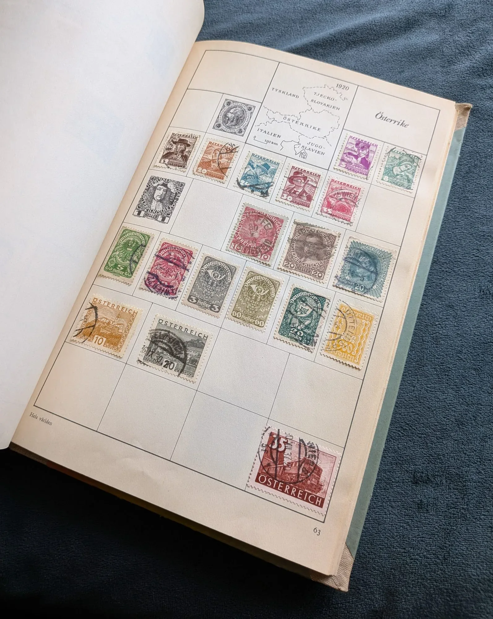 Esselte Frimärksalbum 'Världens Frimärken' & Samling - Bild 19
