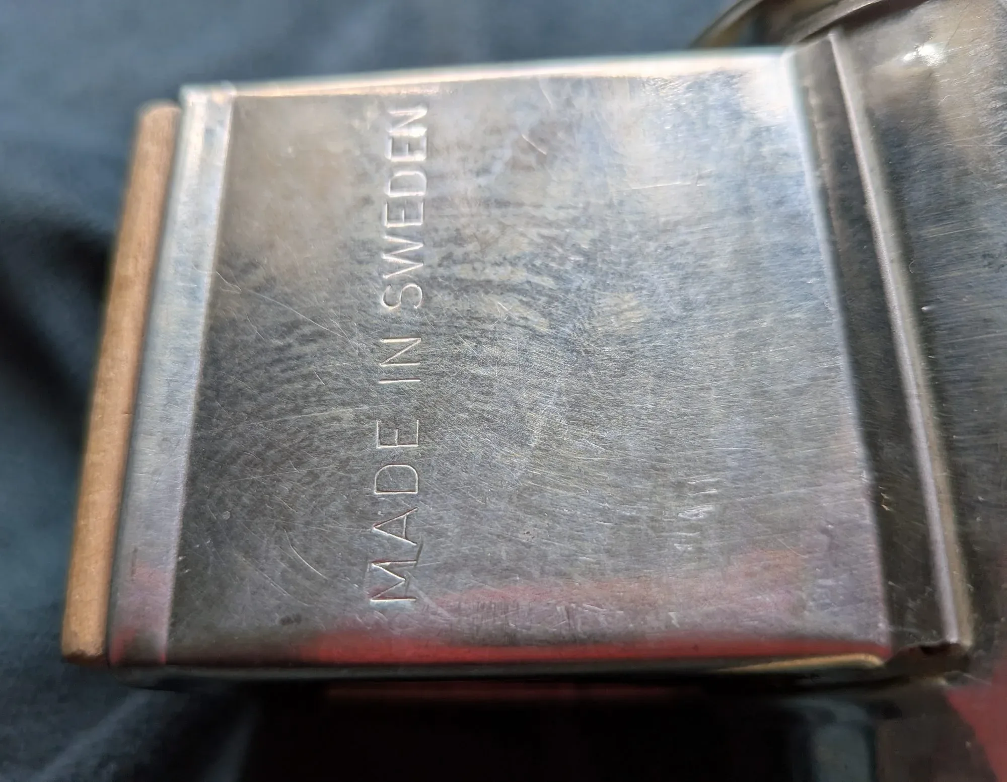 Gediget Svenskt Rivjärn i Metall och Trä – Vintage - Bild 5