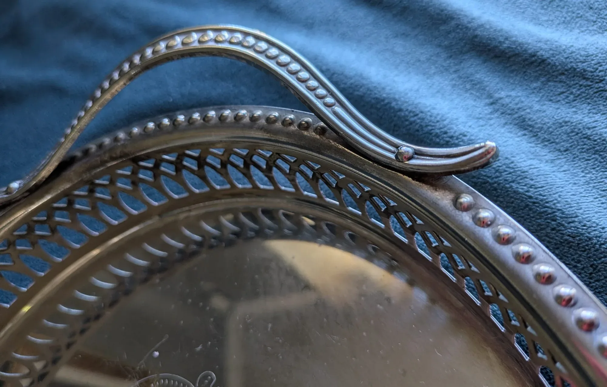 Scandia Silver Silver-Plated Oval Tray - Image 5