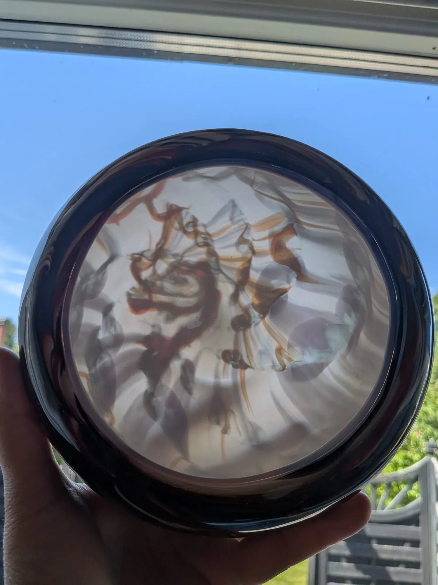 M. Vobruhl Glas Skål, Konsthantverk 1996 - Bild 3