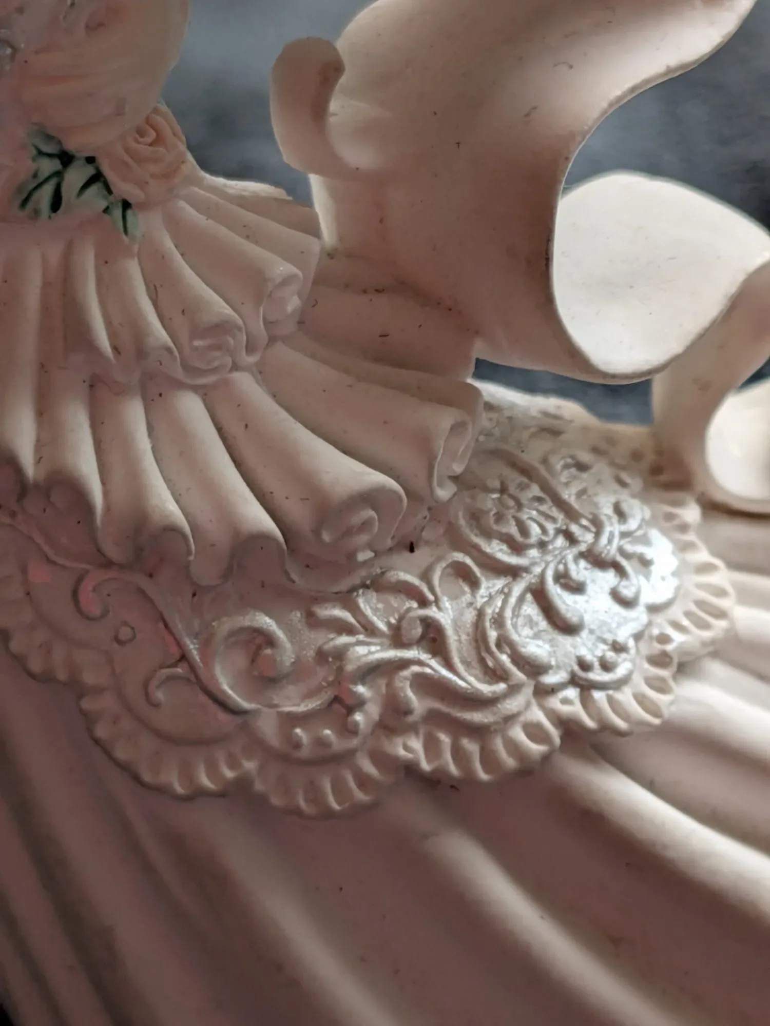 Dancing Bridal Couple Figurine, Resin, Wedding Decor - Image 6