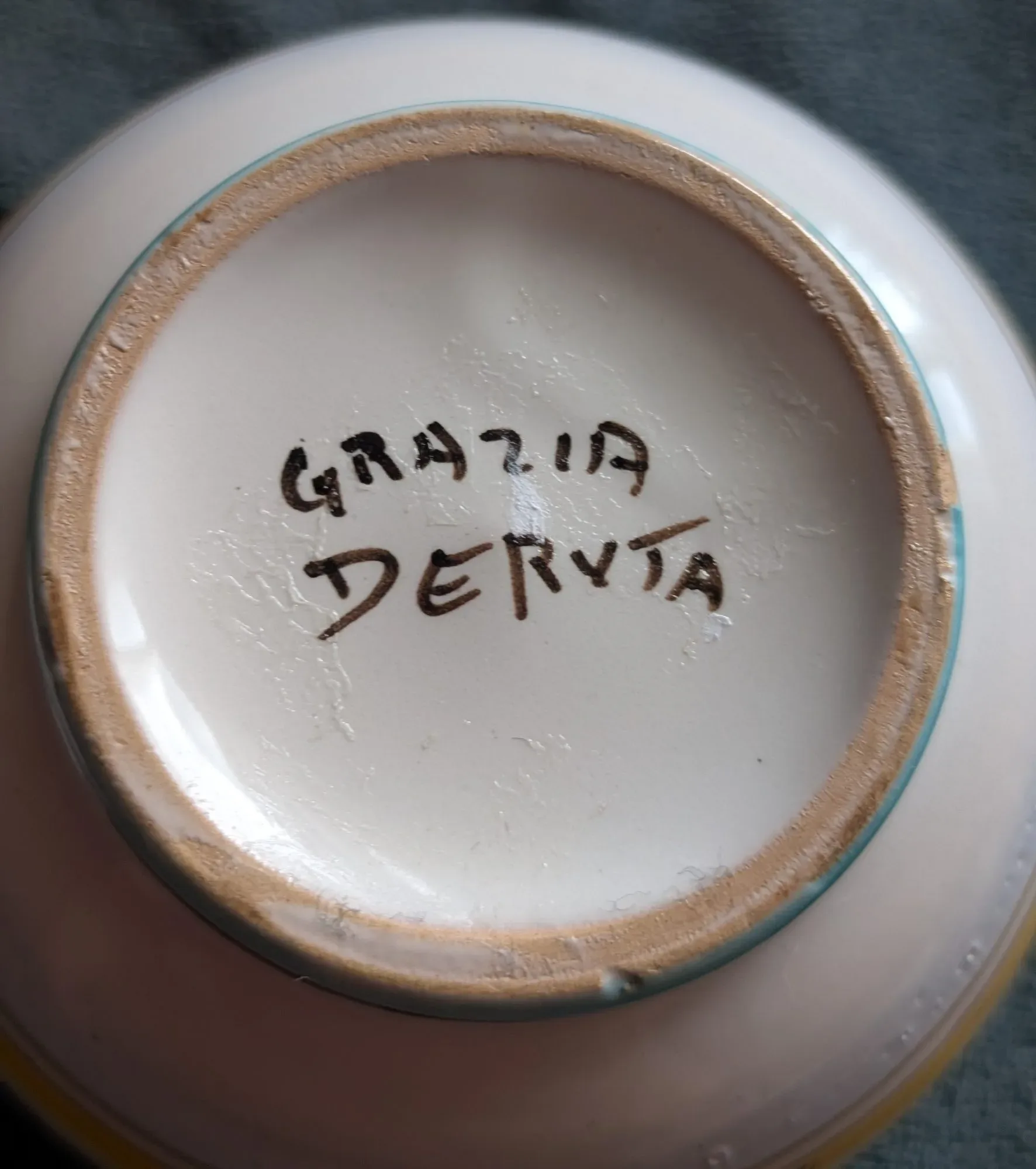 Italian Grazia Deruta Hand-Painted Rooster Ceramic Box - Image 6