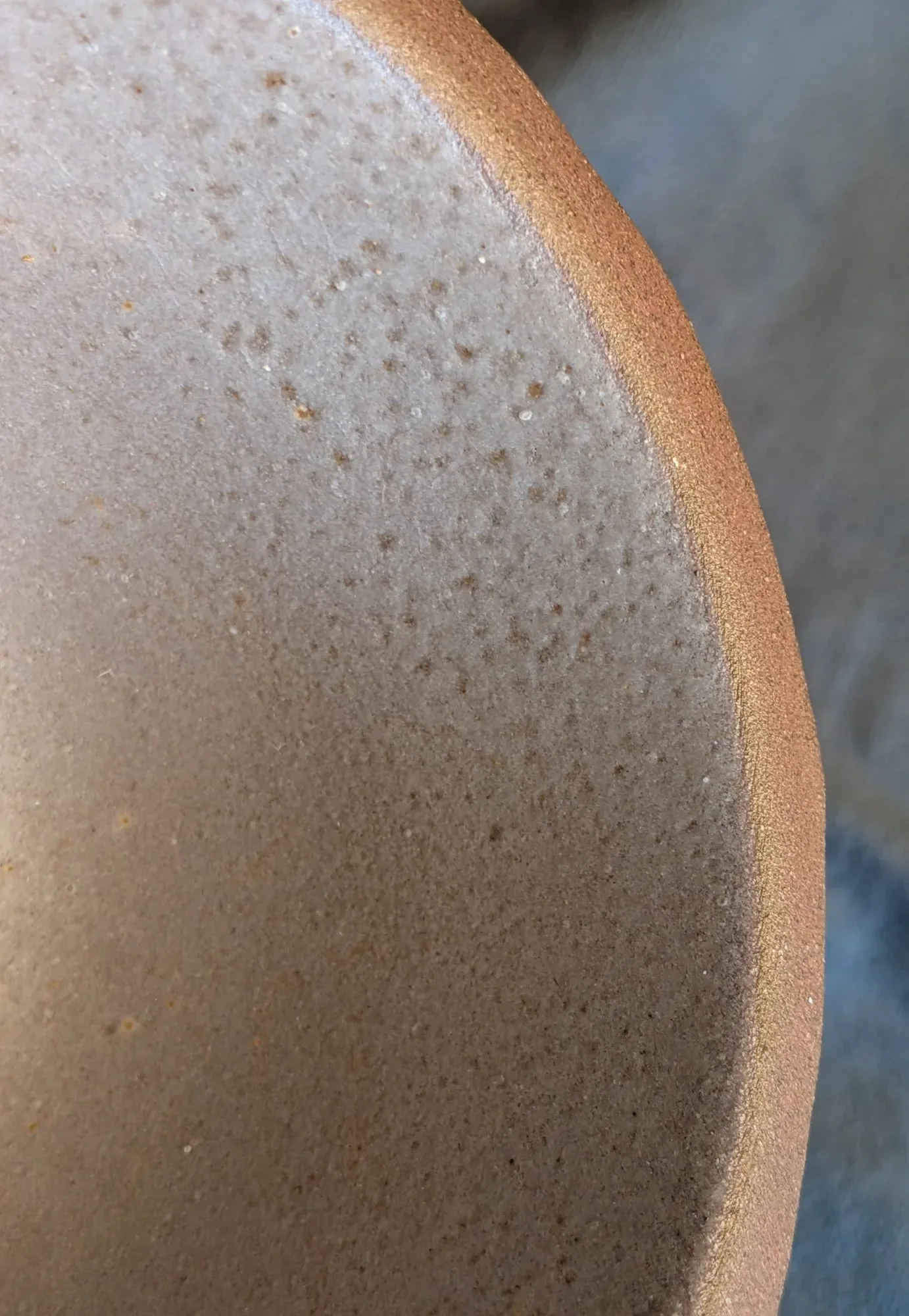 Solid Stoneware Bowl with Relief Decoration - Image 2