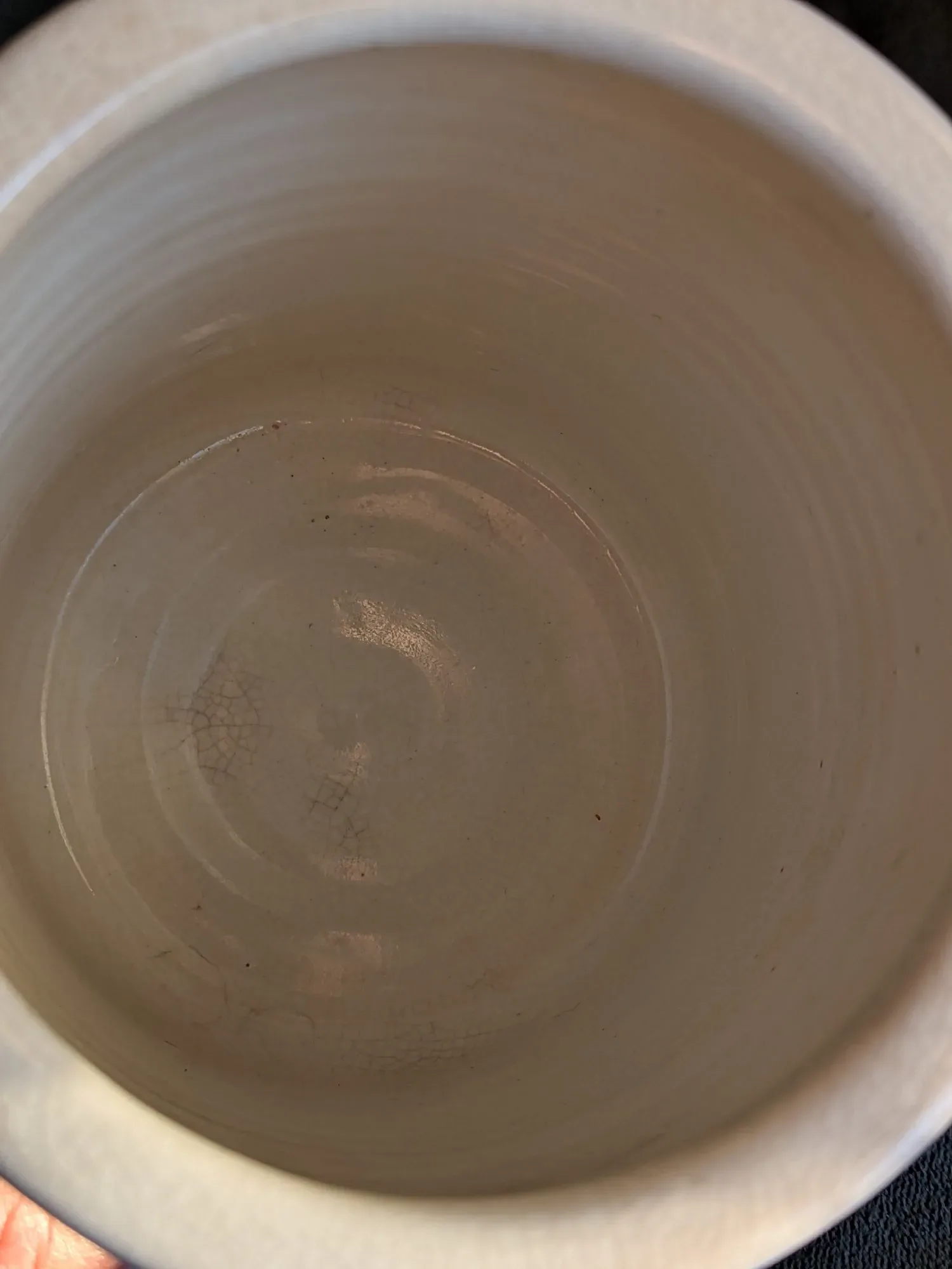 Chinese Blue and White Ceramic Landscape Holder - Image 6