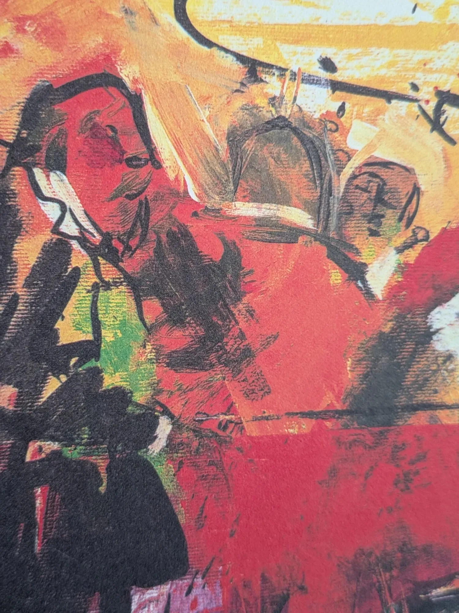 Signerat konsttryck på papper, HC, Expressionistisk - Bild 3