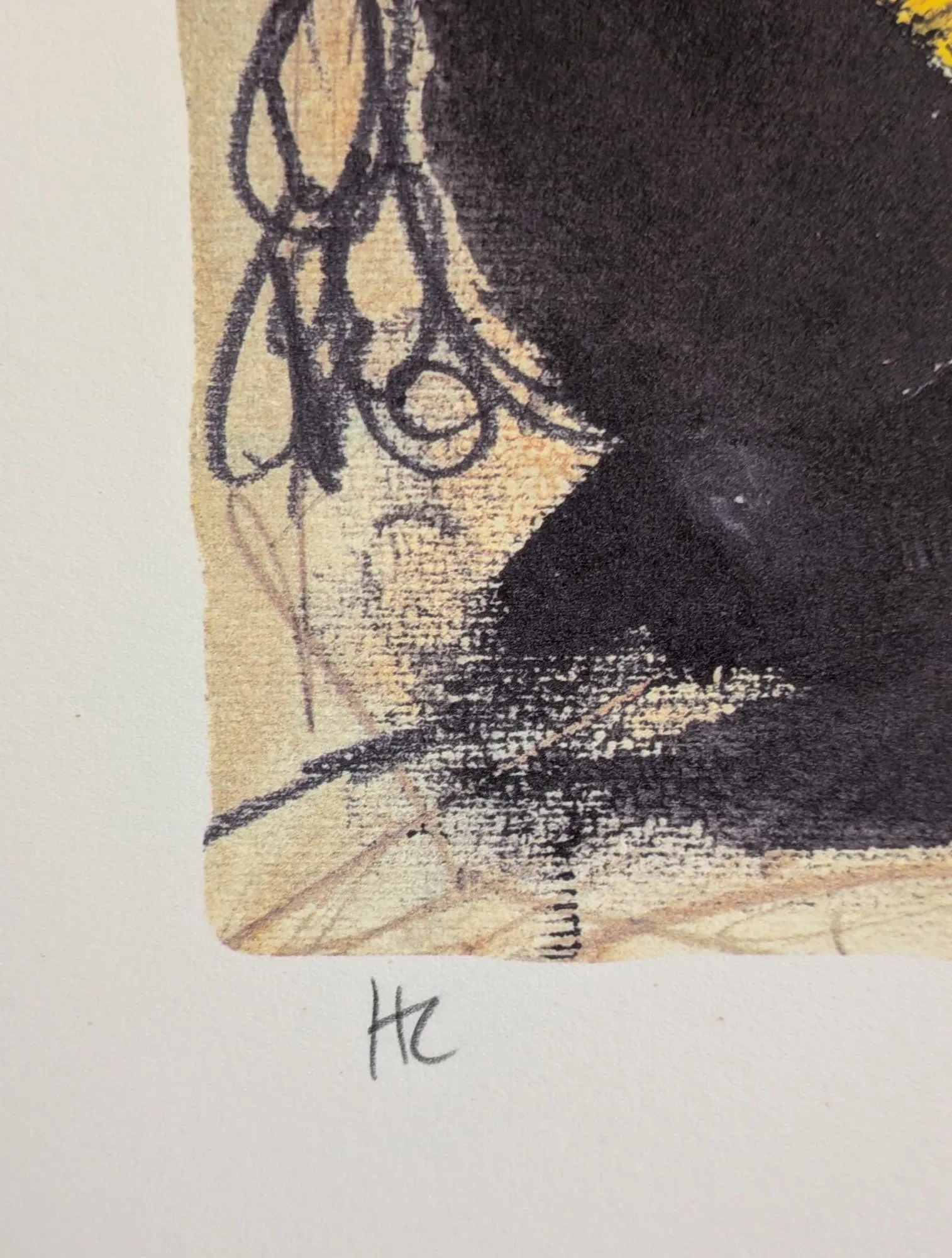 Signed Abstract Art Print, Paper, Late 20th Century - Image 5