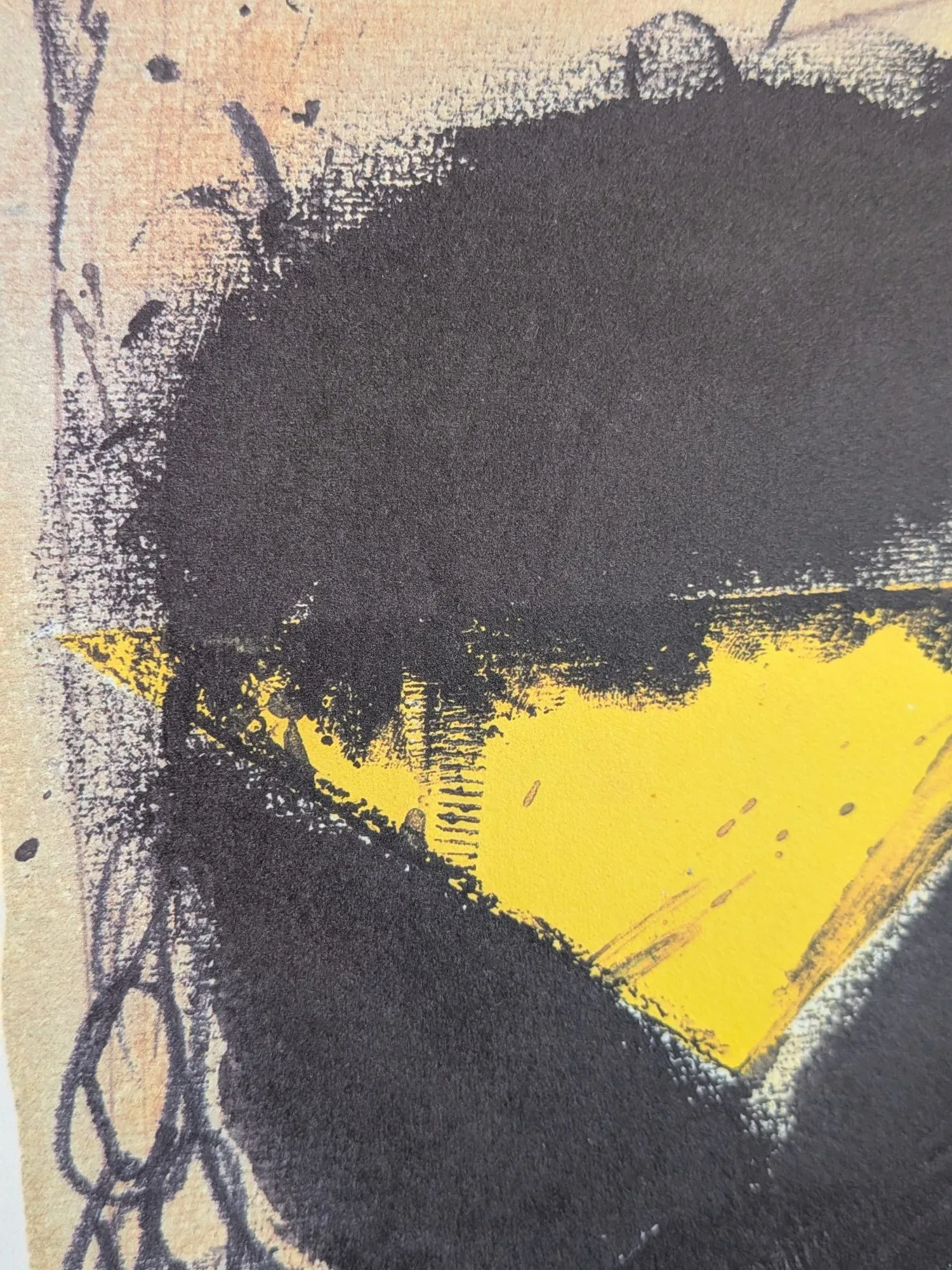 Signed Abstract Art Print, Paper, Late 20th Century - Image 4