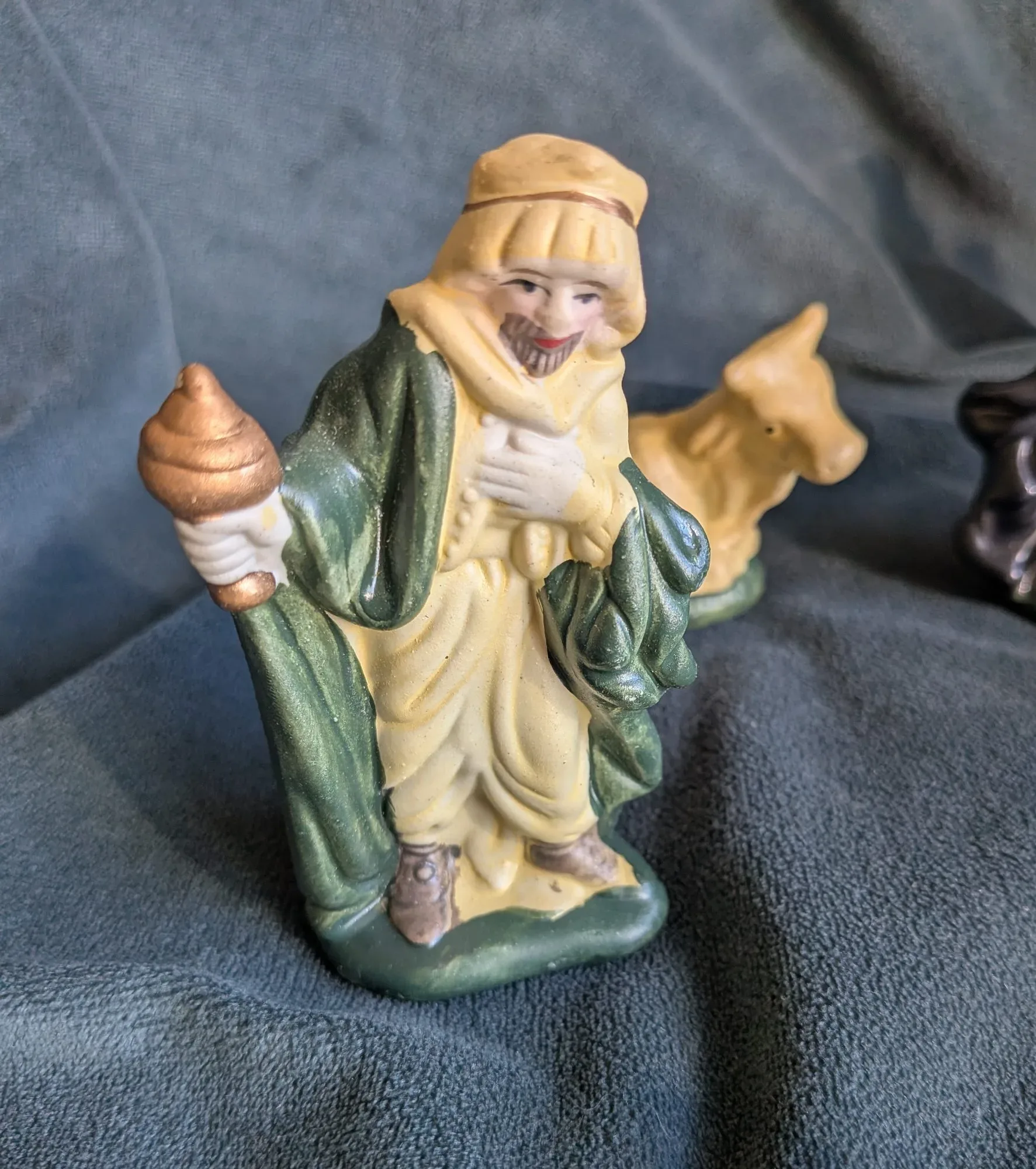 Traditionell Julkrubba i Keramik, Handmålad, 9 delar - Bild 13