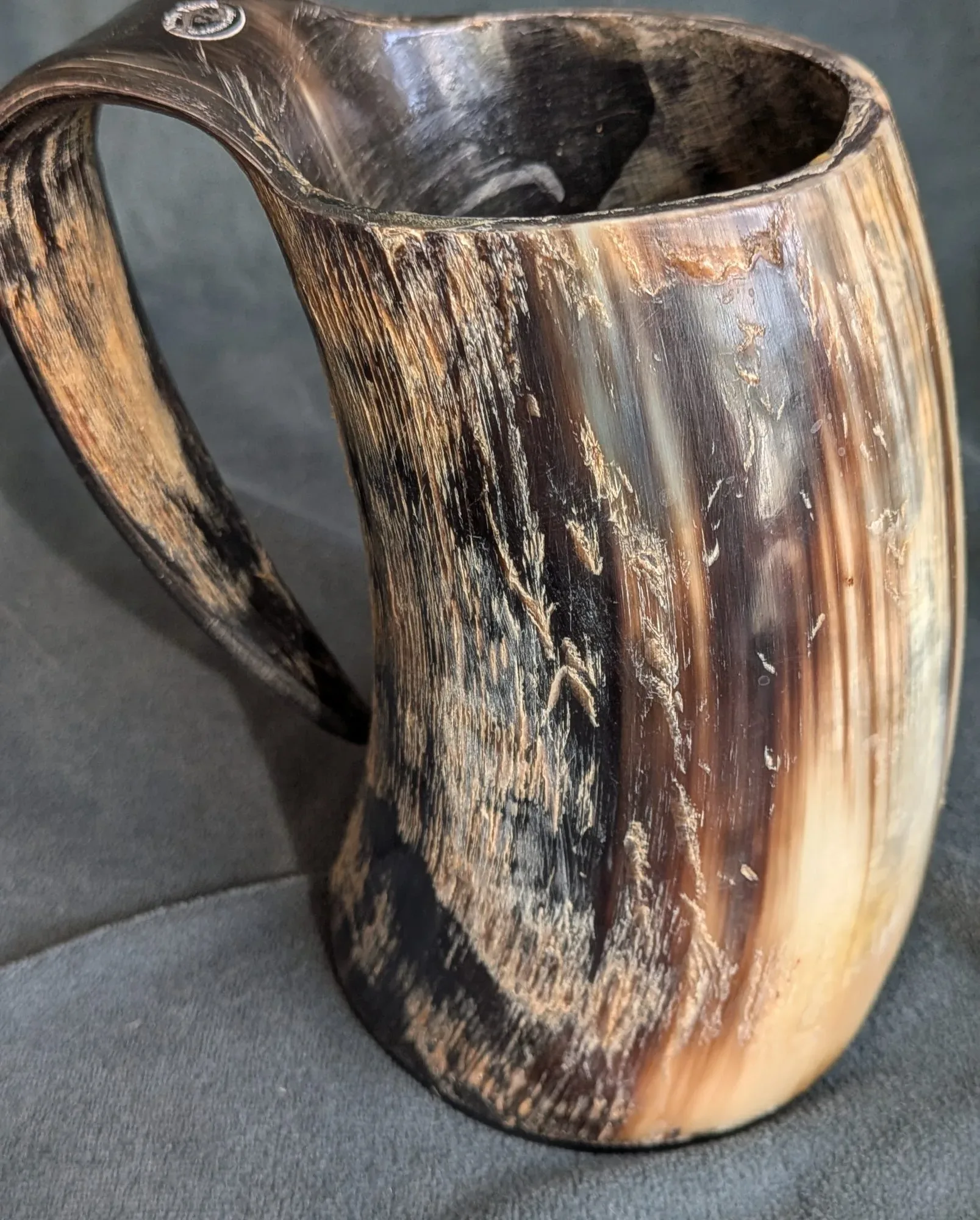 Nordlys Viking Hornmugg, Patinerad, Scandinavian Design - Bild 9