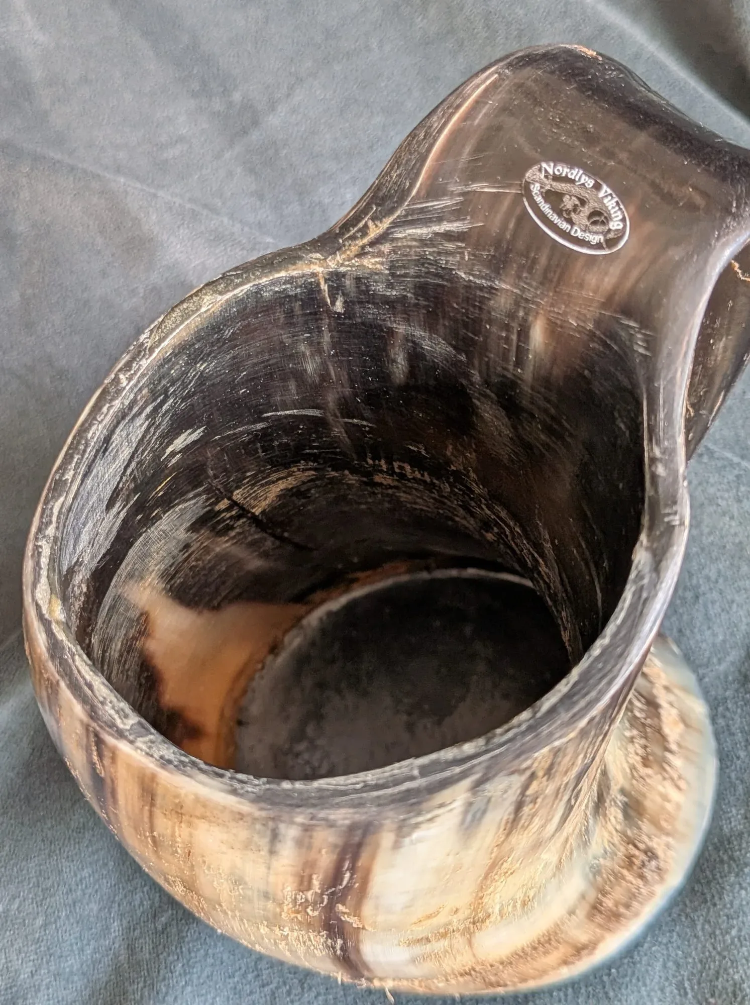 Nordlys Viking Hornmugg, Patinerad, Scandinavian Design - Bild 5