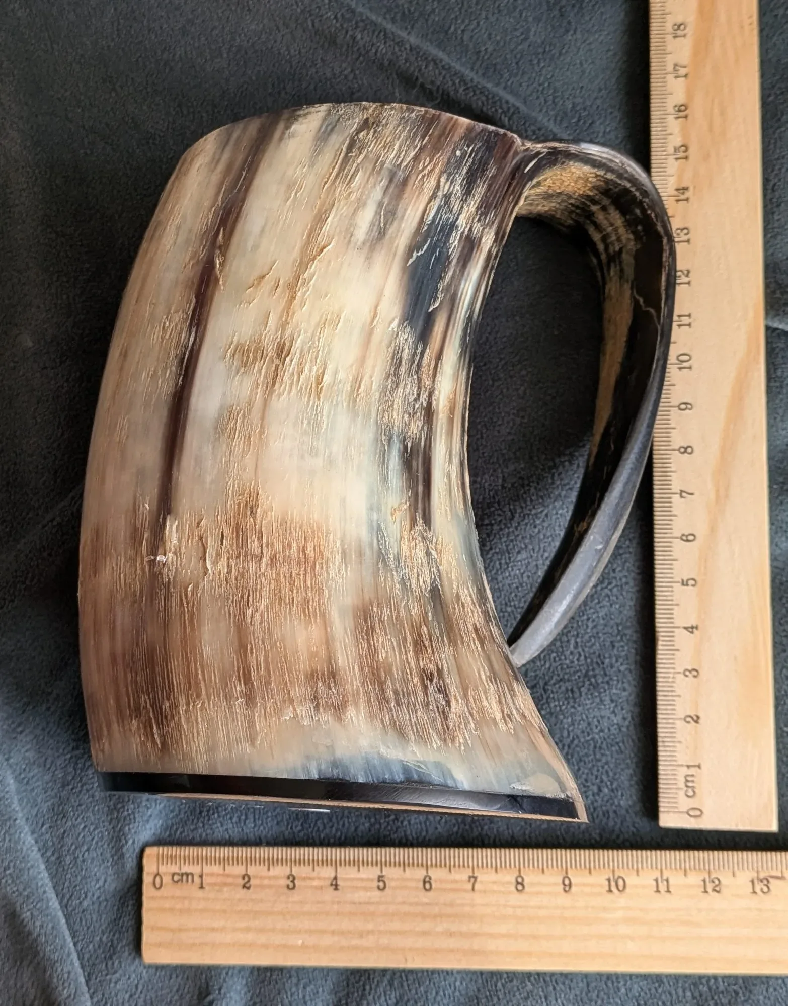 Nordlys Viking Hornmugg, Patinerad, Scandinavian Design - Bild 2