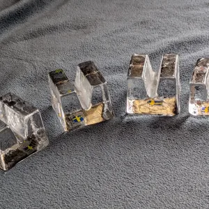 Lindshammar Glas Knivstöd Svensk Design, 4 st