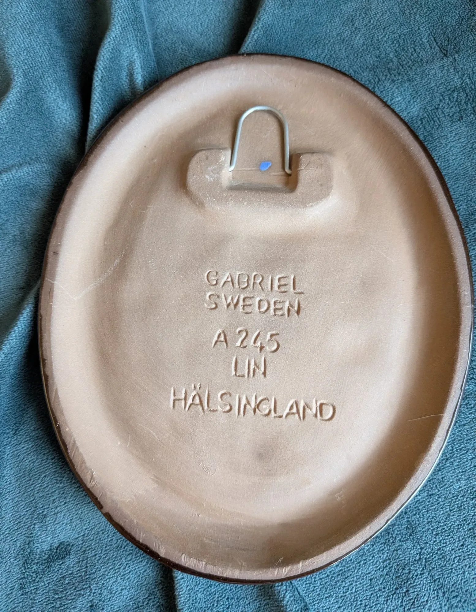 Gabriel Sweden Keramik Väggrelief Lin Hälsingland - Bild 4